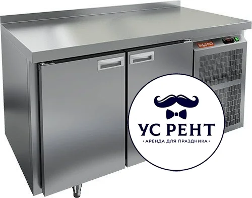 Холодильник-рабочий стол 2-х створчатый, боковой  агрегат