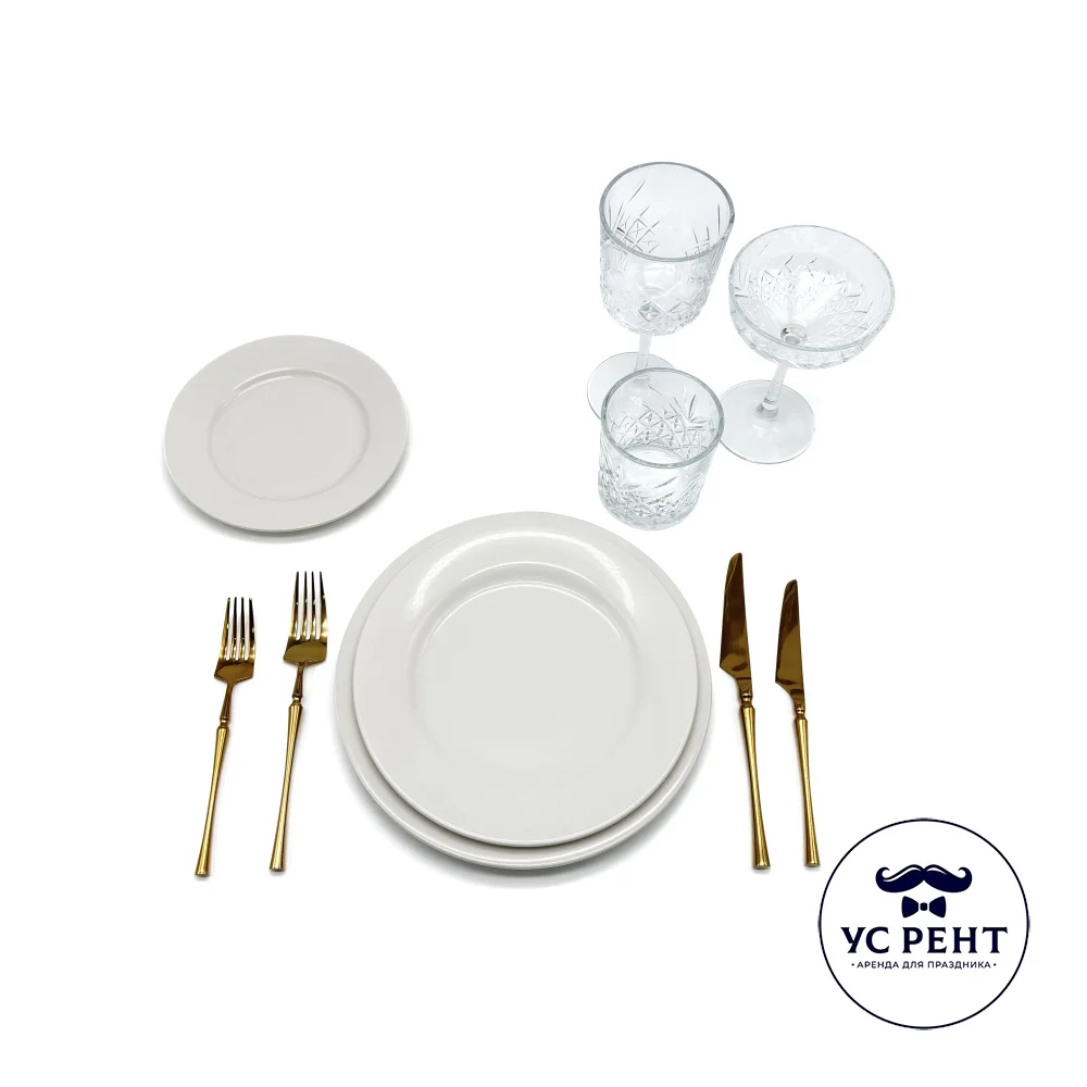 Комплект посуды № 7 (Кунстверк/таймлейс/ГОЛД)