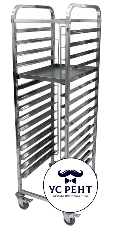 Cтеллаж-шпилька для гастроёмкостей gn 1/1 (12 уровней)