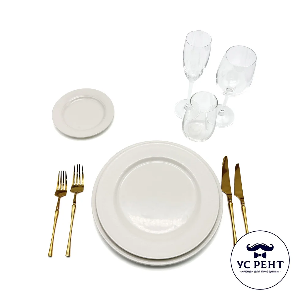 Комплект посуды № 15 (Villeroy/шеф/ГОЛД)