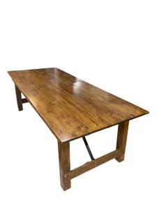 Аренда стол прямоугольный (дерево) складной 240х100х75 см (vip) в Москве — Ус Рент