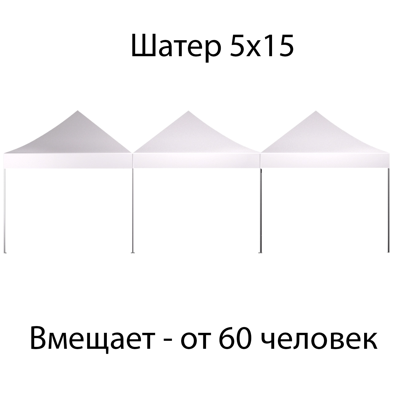 Шатер 5х15 м