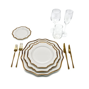 Аренда комплект посуды № 18 (амелия/шеф/голд)