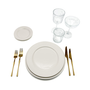 Аренда комплект посуды № 14 (villeroy/таймлейс/голд)