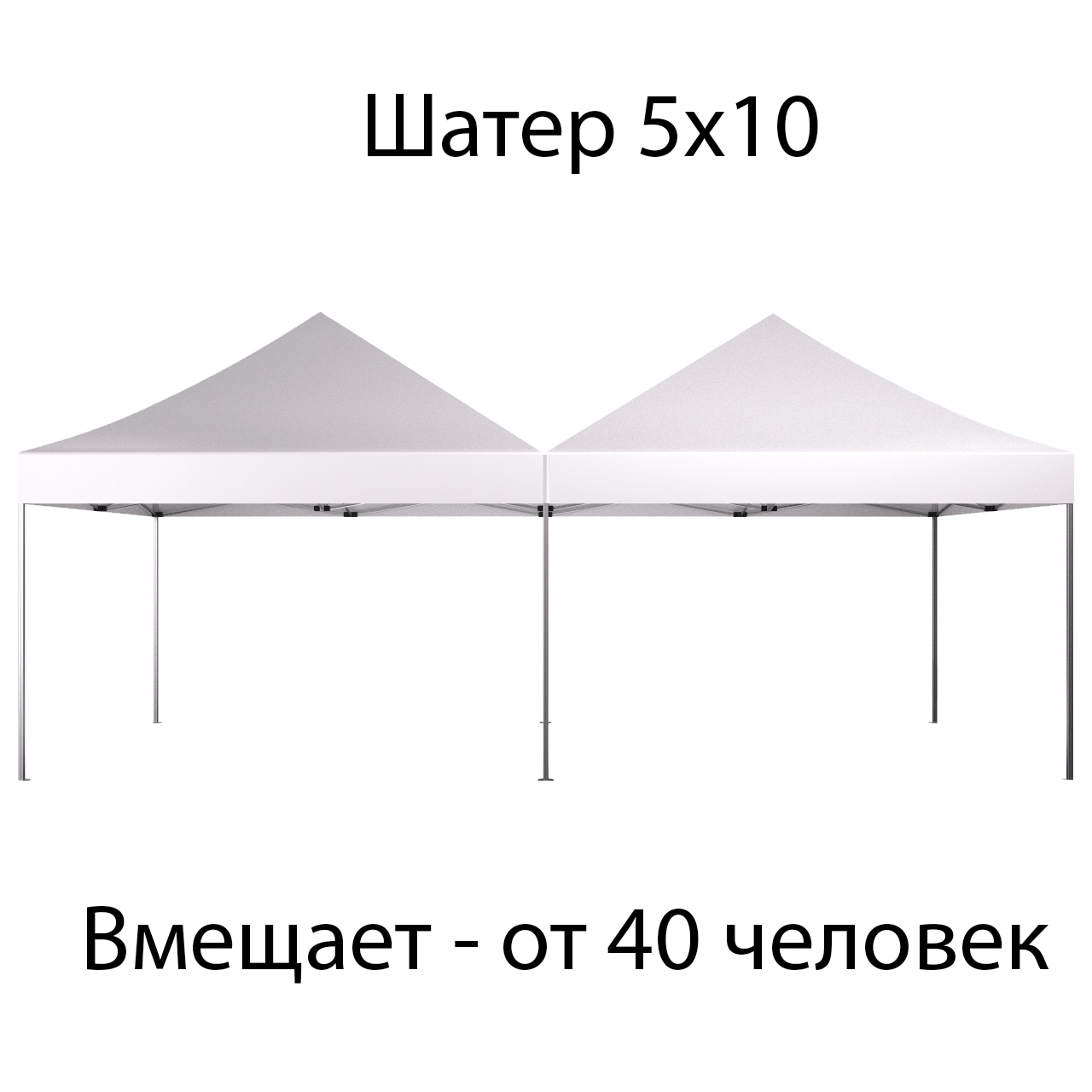 Шатер 5х10 м