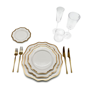 Аренда комплект посуды № 20 (амелия/фолкнер/голд)
