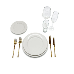 Аренда комплект посуды № 8 (кунстверк/селест/голд)