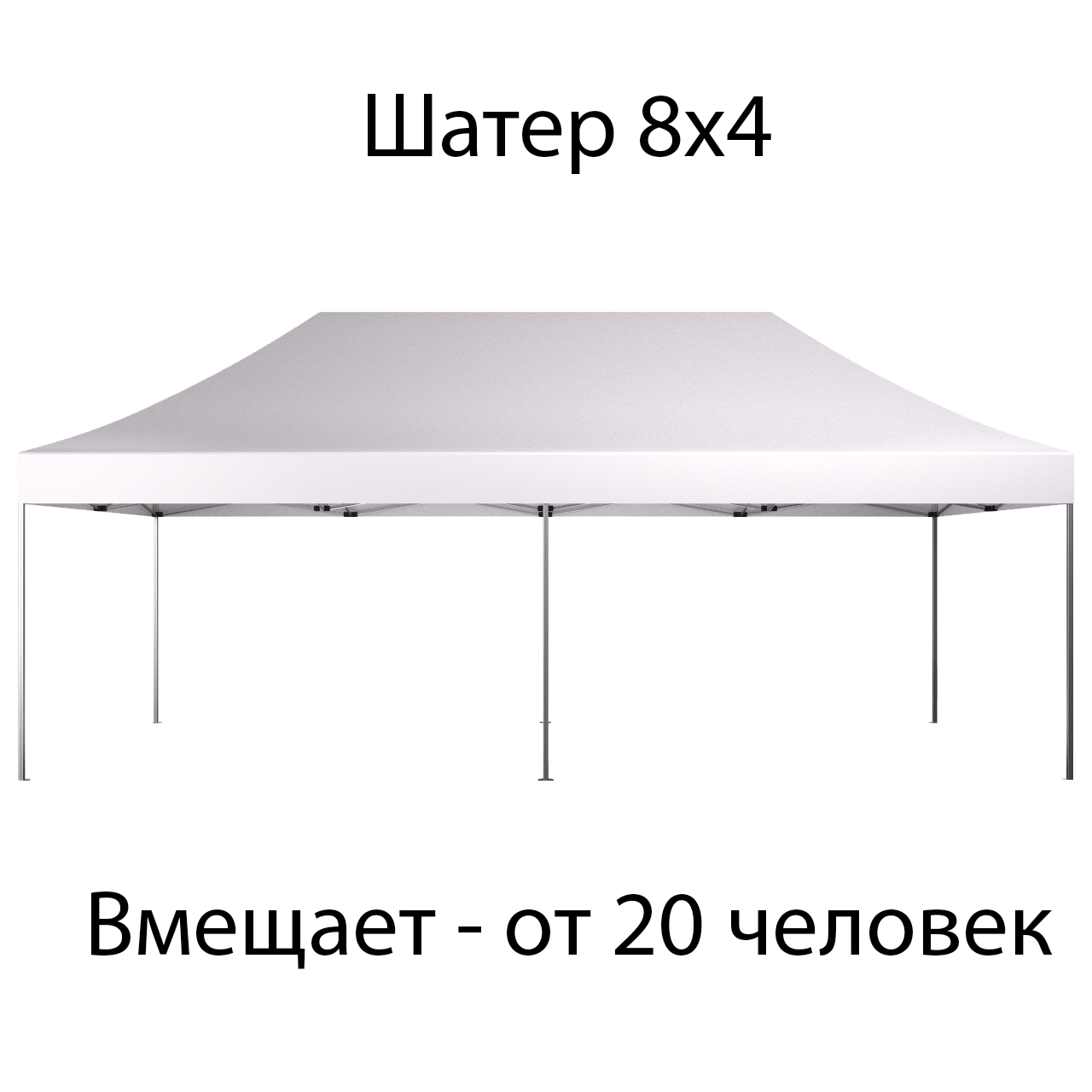 Шатер 8х4 м