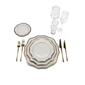 Аренда комплект посуды № 17 (амелия/селест/голд)