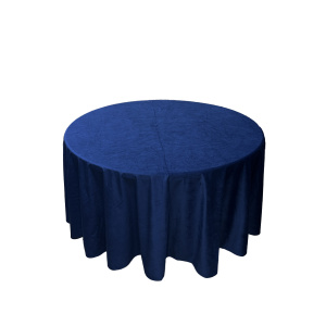 Аренда стол круглый d120 см + скатерть d230 (синий) бархат в Москве — Ус Рент