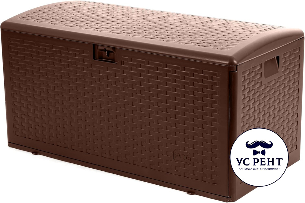 Корзина для пледов с крышкой 110х57х55 см