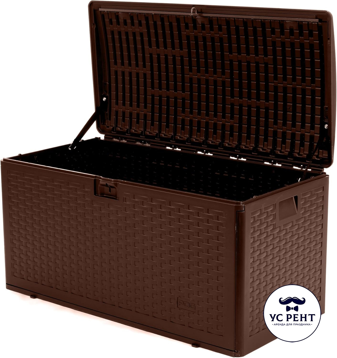 Корзина для пледов с крышкой 110х57х55 см